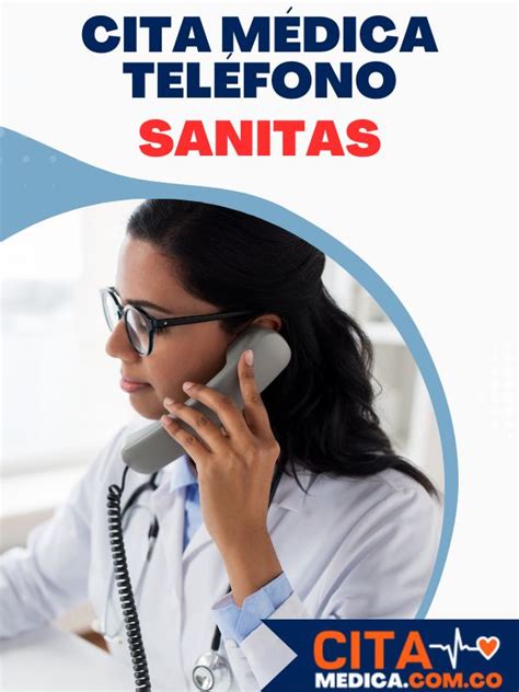 cita eps sanitas telefono|EPS Sanitas 